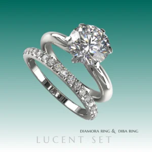 lucentset-gold-white-diamond-ring