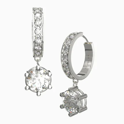 lucentset-gold-white-diamond-earrings