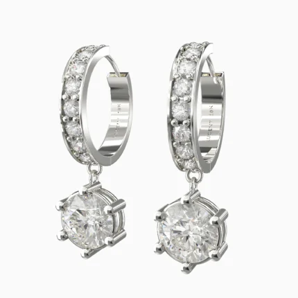 lucentset-gold-white-diamond-earrings