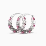 lucentset-gold-pink- spinel-earrings