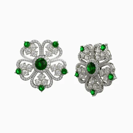 lucentset-gold-garnet-demantoid-earrings