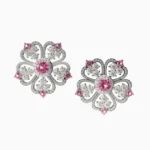 lucentset-gold-pink- spinel-earrings
