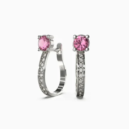 lucentset-gold-pink- spinel-earrings