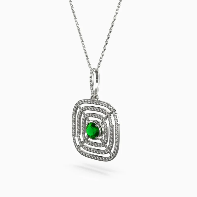 Home Jewellery Lucentset, Gold, Garnet, and Demantoid ZANORIA pendant-1