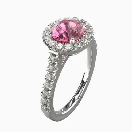 natural Pink spinel ring - elorine RING lucentset