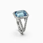 natural aquamarine and diamond ring in 18K white gold -FARAH-Ring-3-lucentset