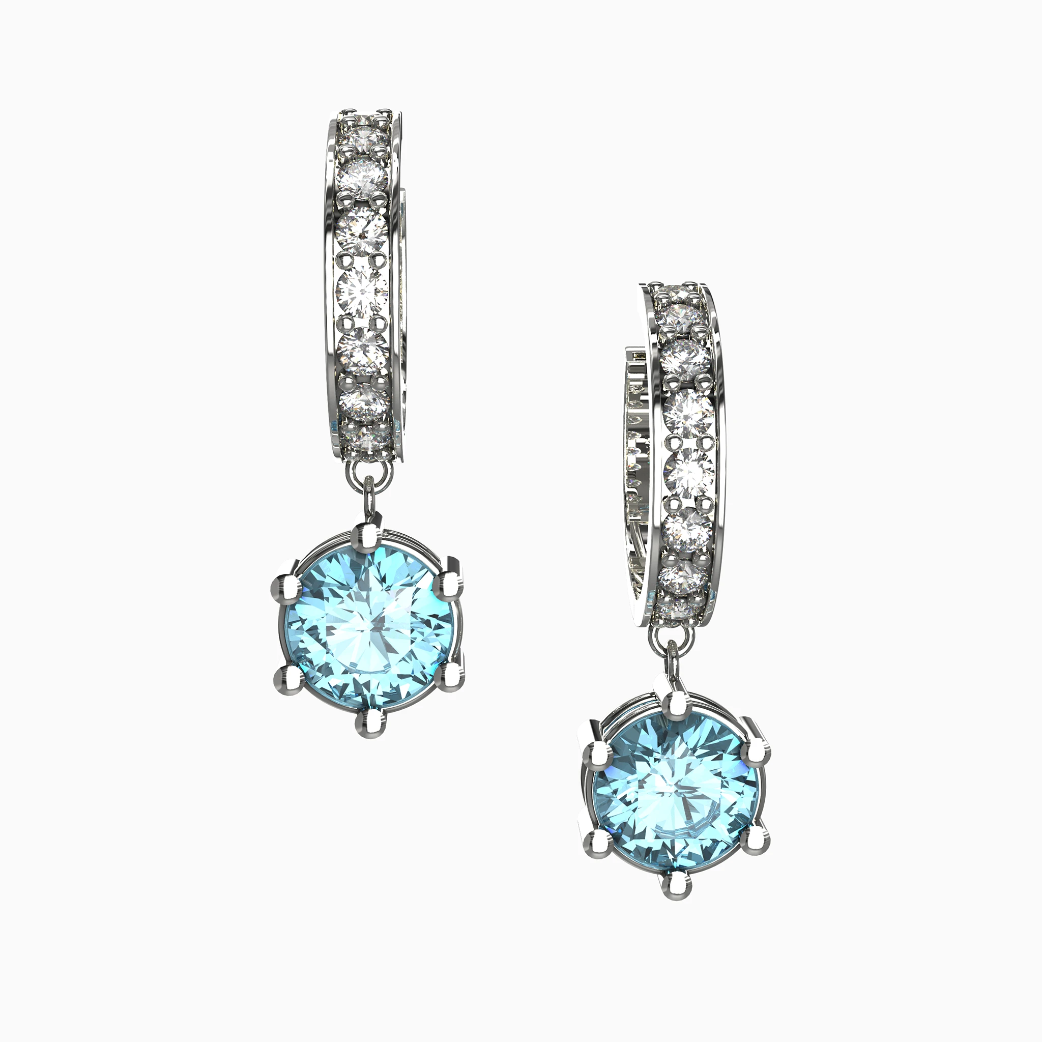 Lucentset, Gold ,natural aquamarine, OCEARA-earring8 lucentset-gold-natural aquamarine-earrings-OCEARA-earring-8