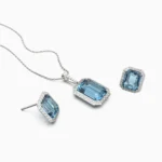 Elegant natural aquamarine -FARAH-Set-3-lucentset- lucentse