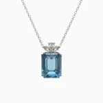 lucentset- gold- natural aquamarin - NILI-necklace1