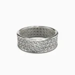 White gold wedding jewelry ring with a diamond stone -lucentset-GALAXY_RING2
