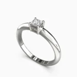 Elegant diamond jewelry ring in white gold - wedding ring-DINA_RING1