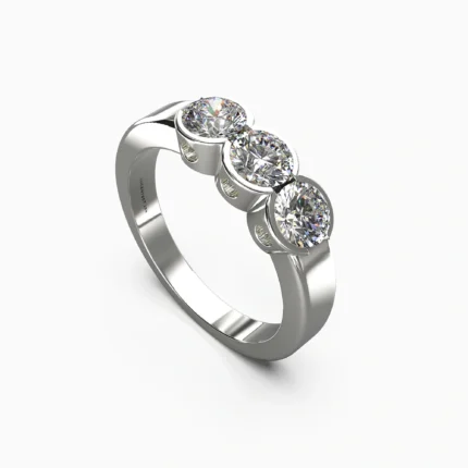 Lucentset, Gold, diamond wedding ring _NORA_RING2