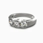 18K white gold ring featuring natural diamonds wedding ring-lucentset -NORA_RING3